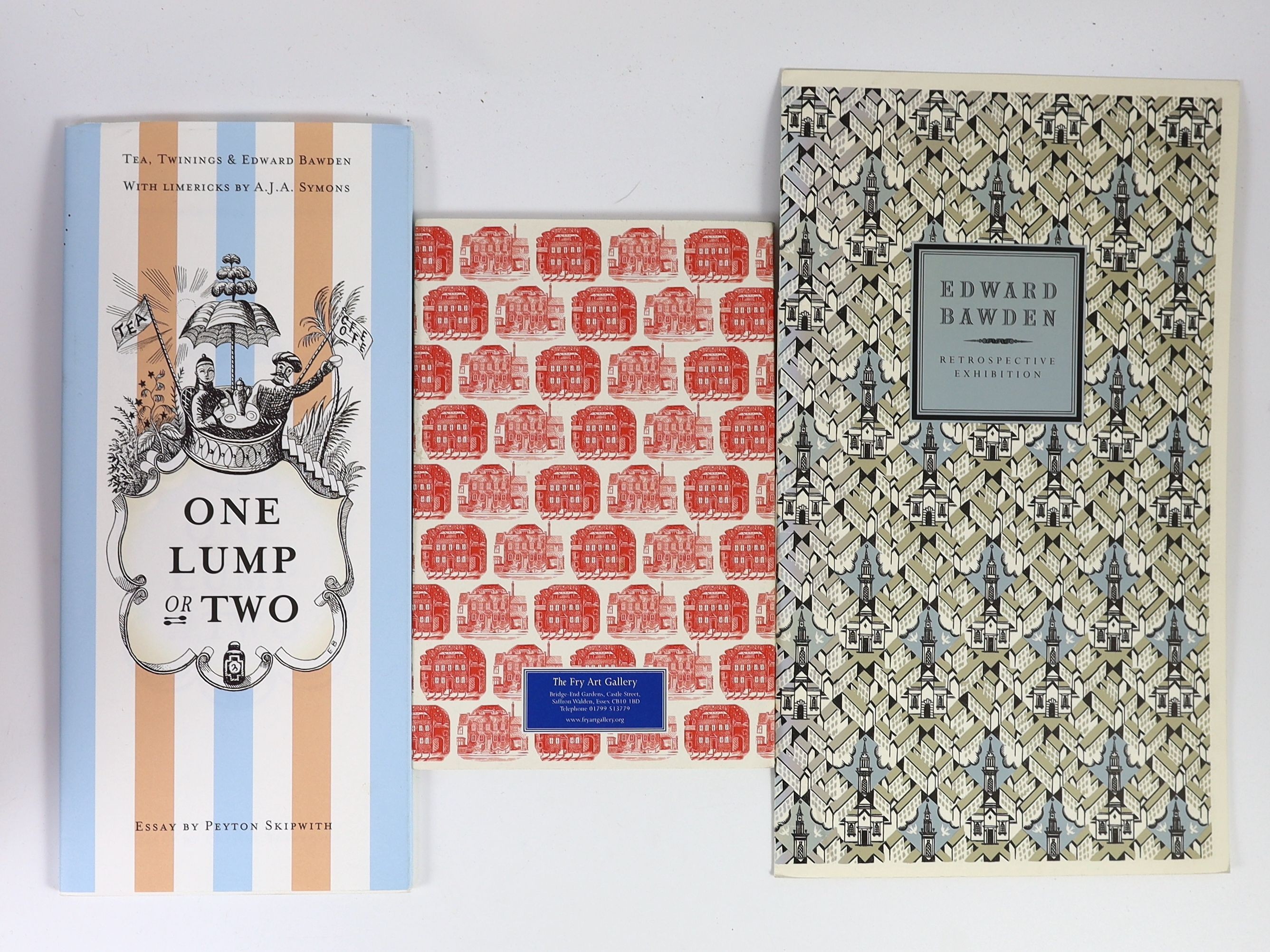 Bawden, Edward - 12 works, about or Illustrated by:- Weaver, Nigel - Edward Bawden In the Middle East, 2008; The Queen’s Beasts, 1953; Bacon, Caroline and McGregor, James - Edward Bawden, one of 2000, 2008; Hoyle, Walter